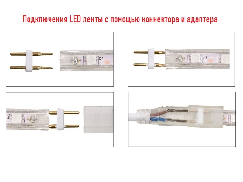 Як підключити світлодіодну стрічку 220В